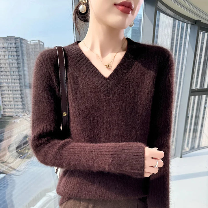 ROSALIE™ V Neck Soft Knit