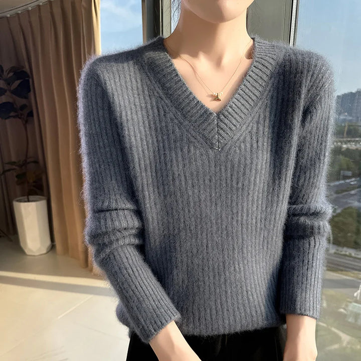 ROSALIE™ V Neck Soft Knit