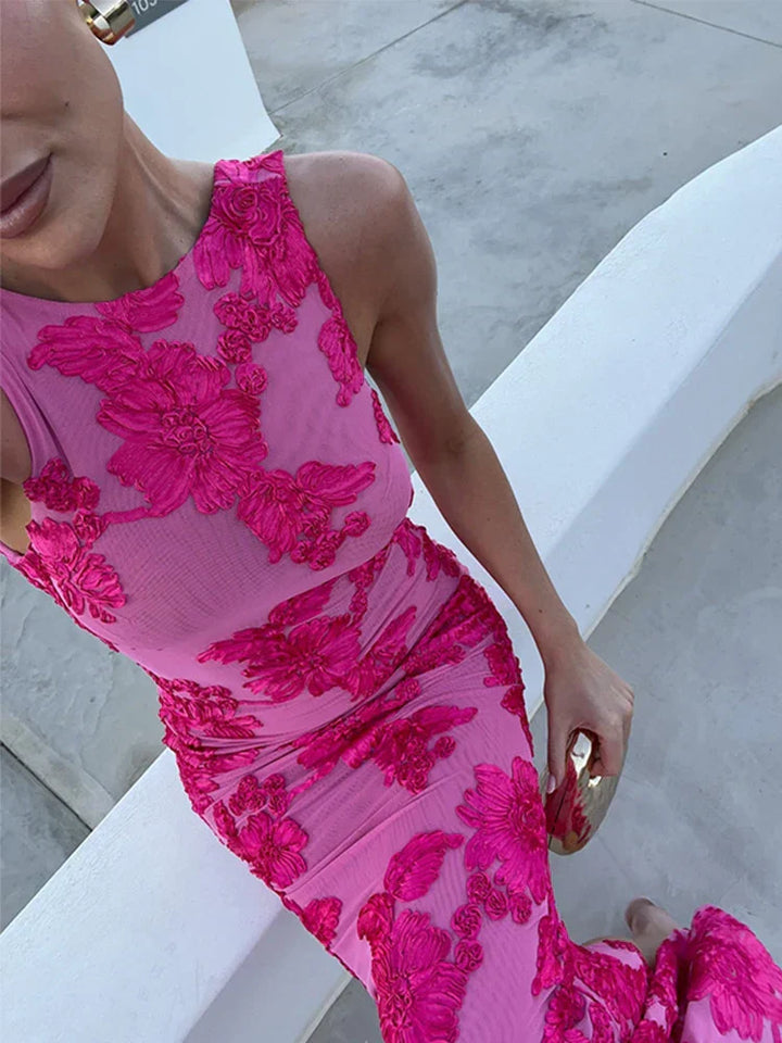 Malcah™ | Timeless Floral Evening Gown