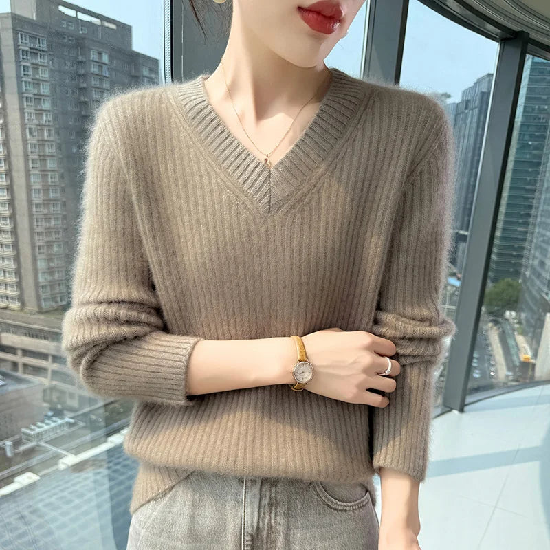 ROSALIE™ V Neck Soft Knit