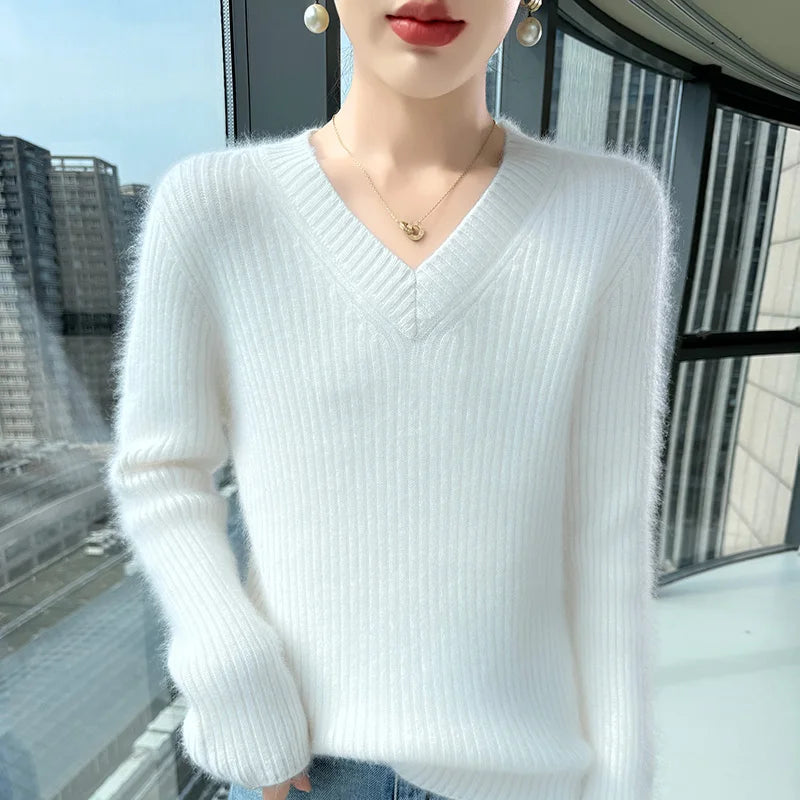 ROSALIE™ V Neck Soft Knit