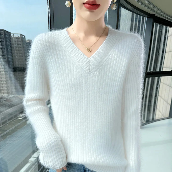 ROSALIE™ V Neck Soft Knit