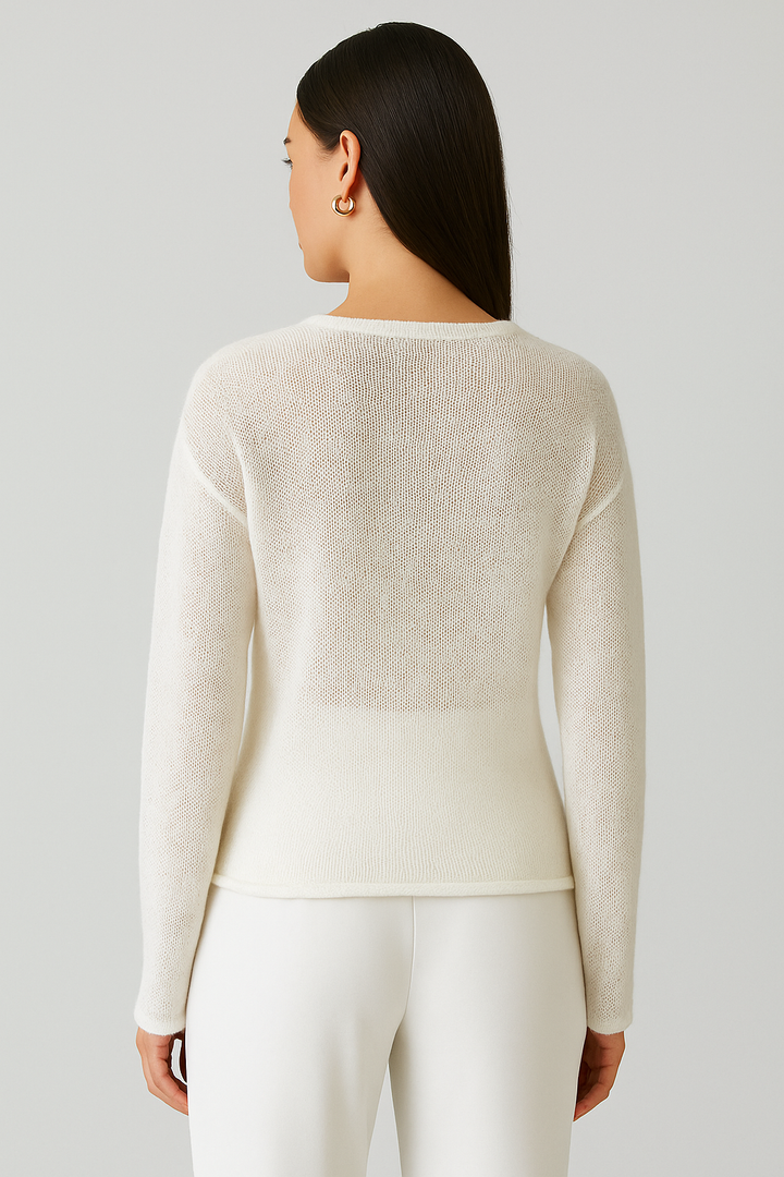 NADINE™ Sheer Textured Knit light drape