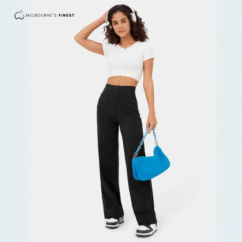 Alisha™ High-Waist Stretch Trousers
