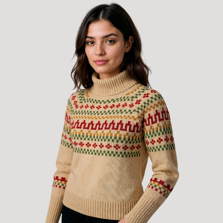HARRIET™ Fair Isle Knit chunky oversized