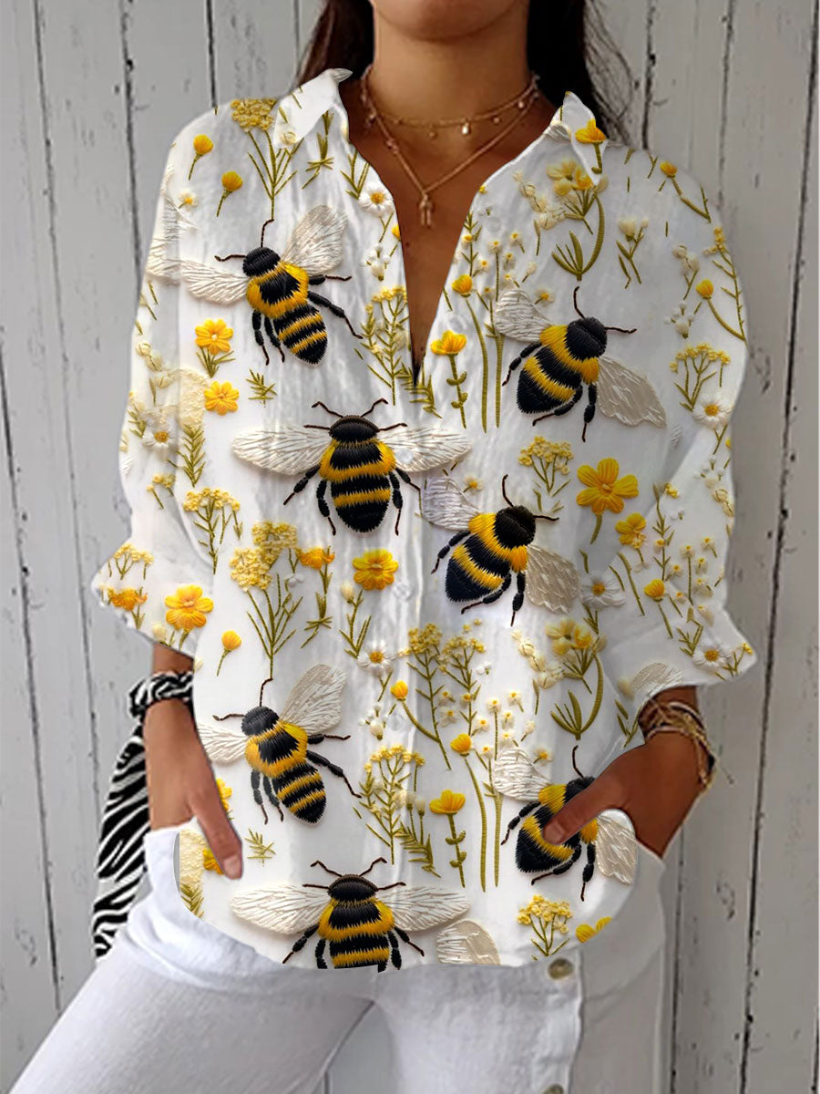 Fiorine | Luxe Golden Bee Top