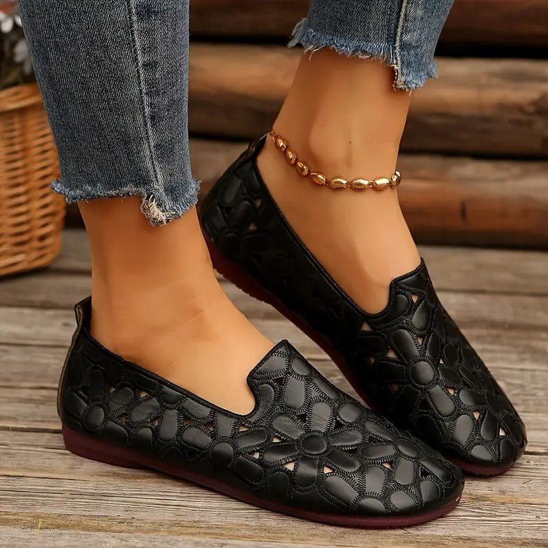 Adelina | Elegant Floral Women’s Loafers