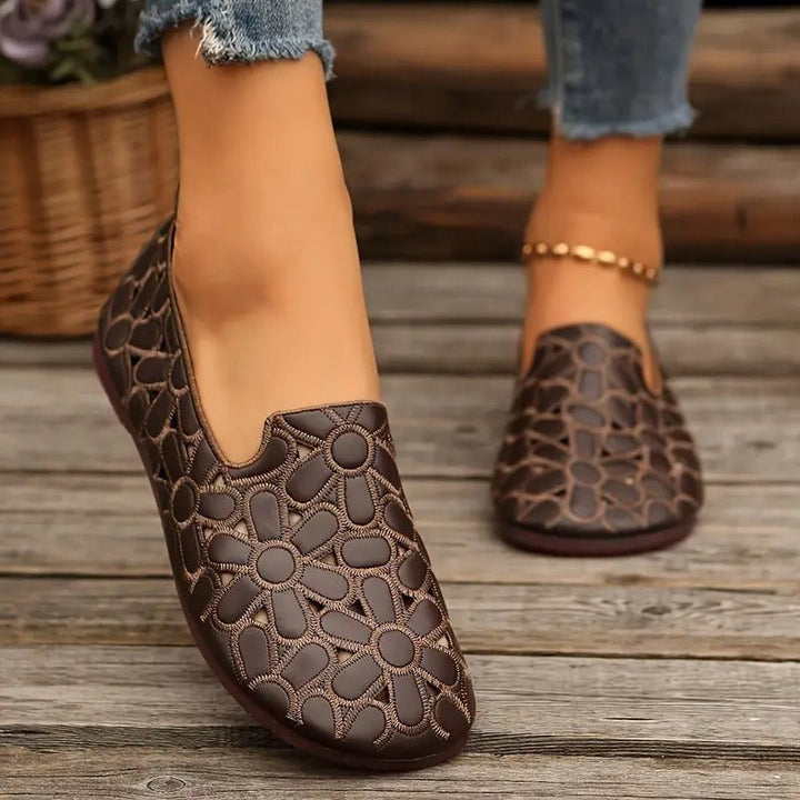 Adelina | Elegant Floral Women’s Loafers