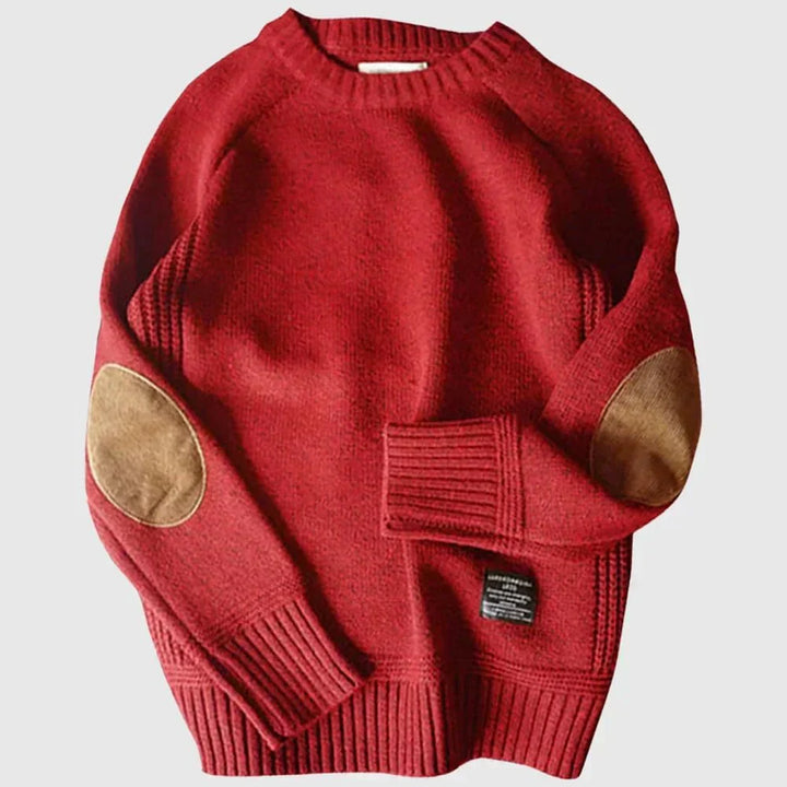Alaric | Vintage Elbow-Patch Sweater