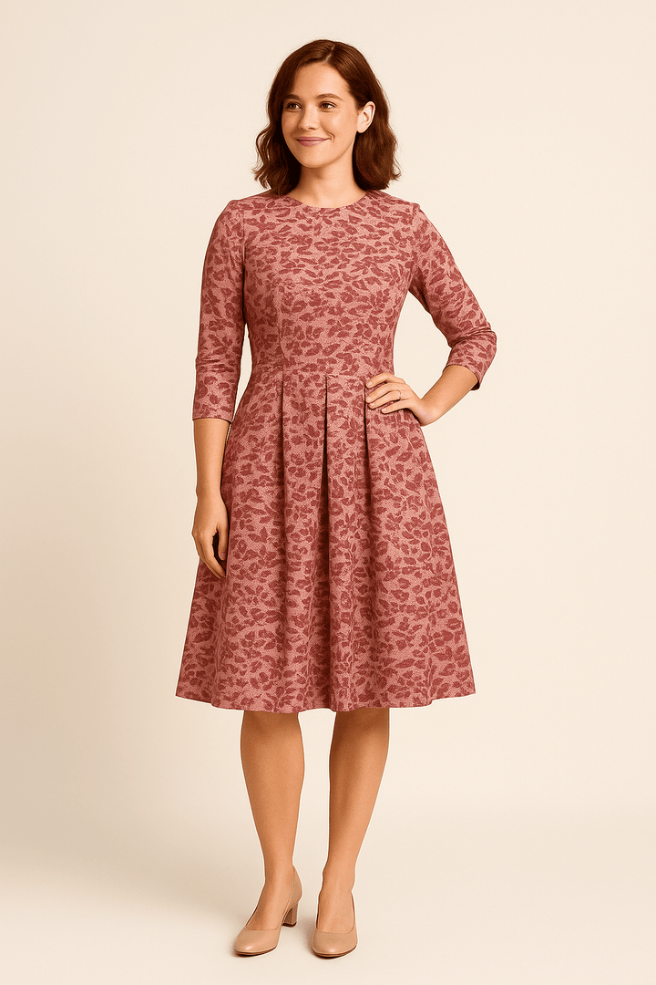 Joy™ | Floral A-Line Midi Dress