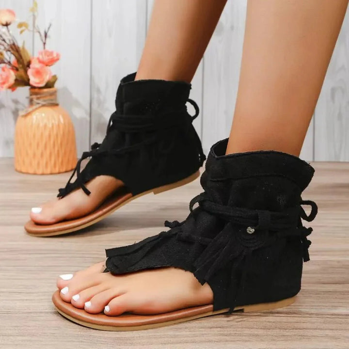Zafira | Boho Gladiator Flat Sandals