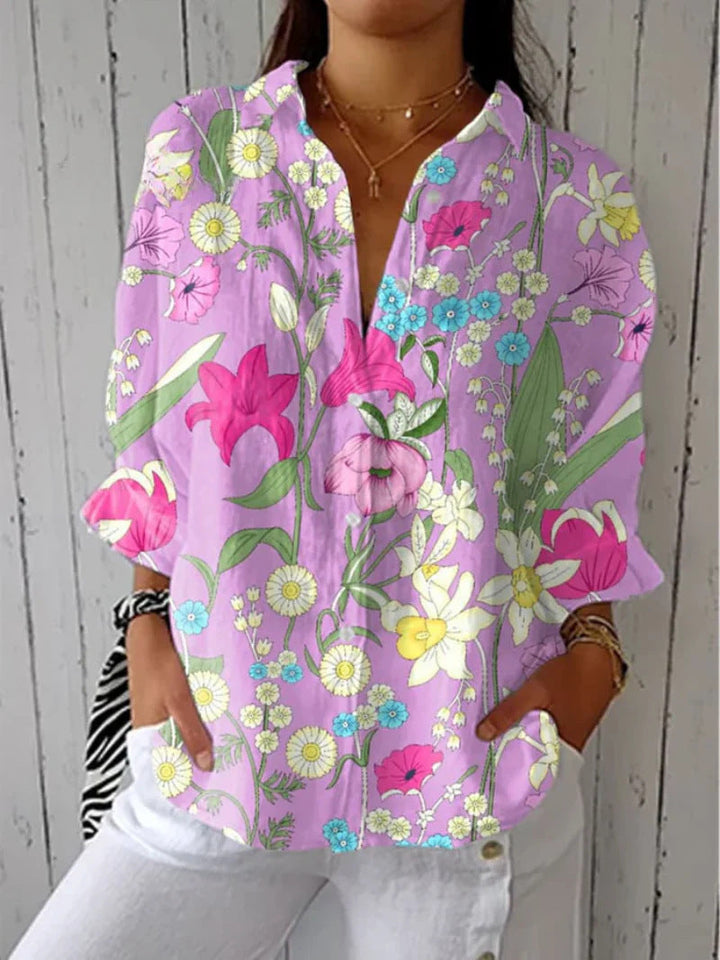 Norah | Dreamy Pastel Petal Blouse