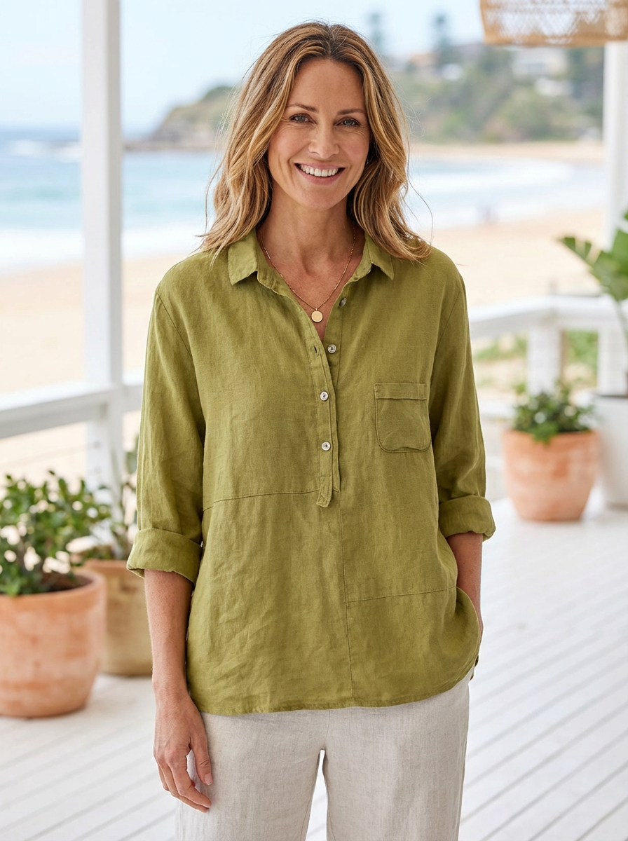 Rhea Women's Long Sleeve Shirt