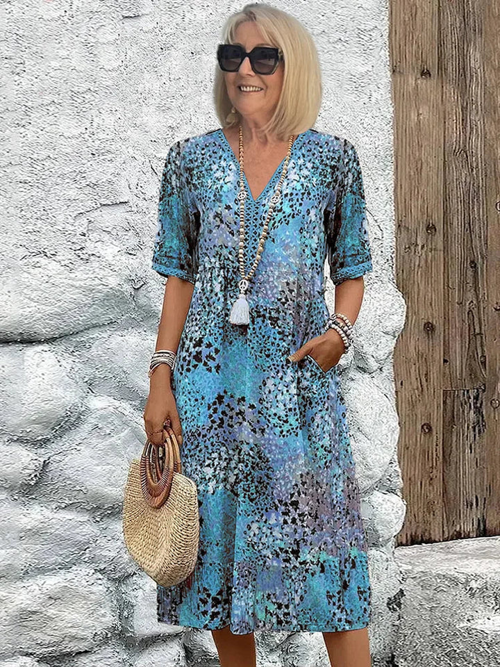 Harper - Colorful Mid-Length Dress
