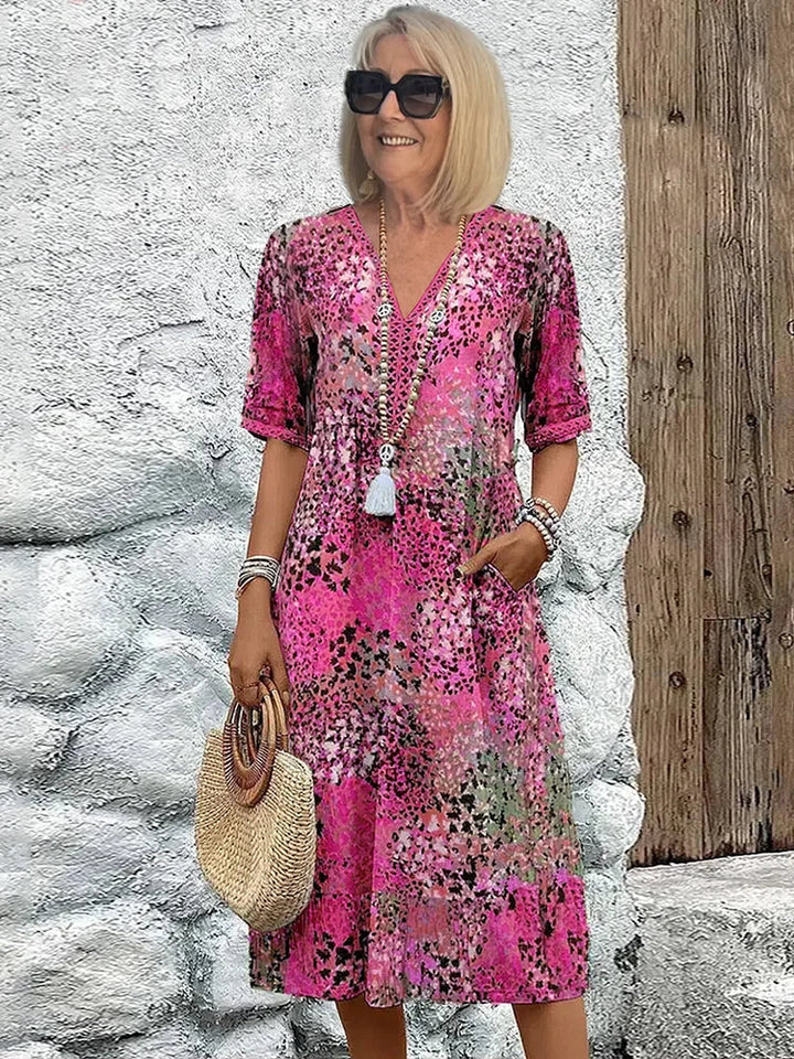 Harper - Colorful Mid-Length Dress