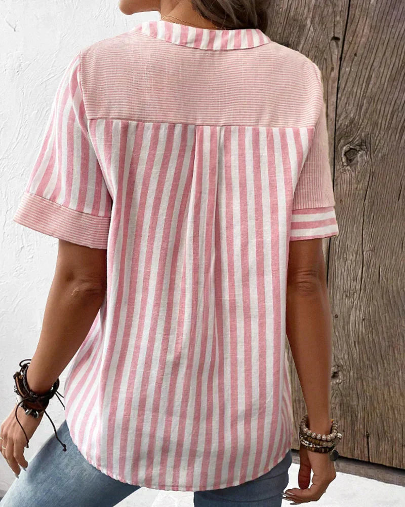 Ariana | Casual Striped Top