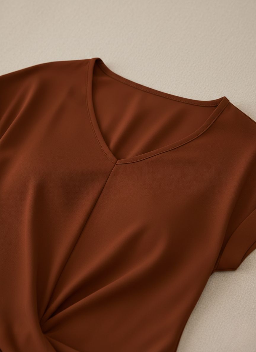 The Soft Drape Tee – Effortless Elegance in Every Stitch