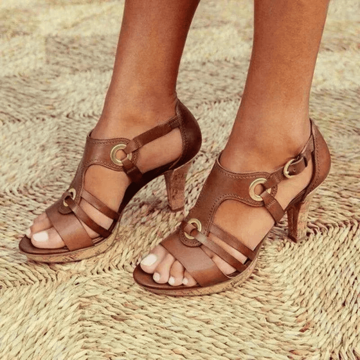Seraphina | Elegant Strappy Heeled Sandals