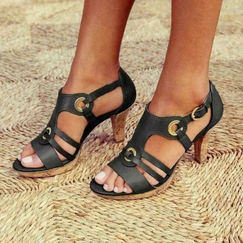 Seraphina | Elegant Strappy Heeled Sandals