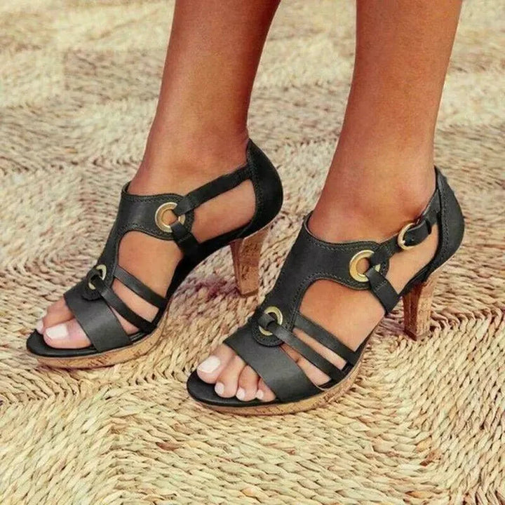 Seraphina | Elegant Strappy Heeled Sandals