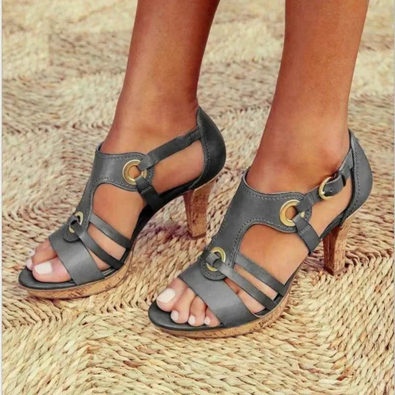 Seraphina | Elegant Strappy Heeled Sandals