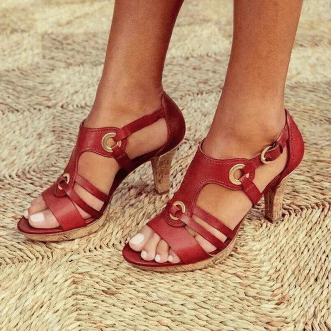 Seraphina | Elegant Strappy Heeled Sandals