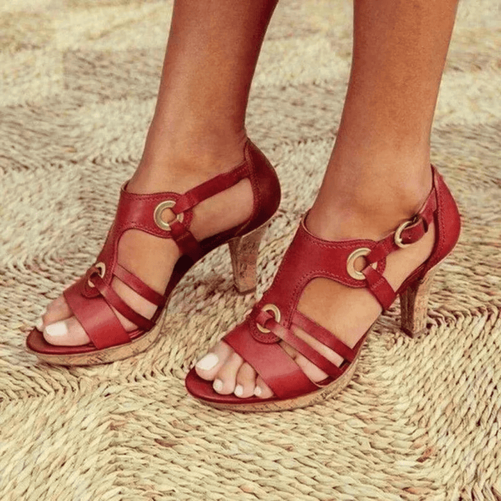 Seraphina | Elegant Strappy Heeled Sandals
