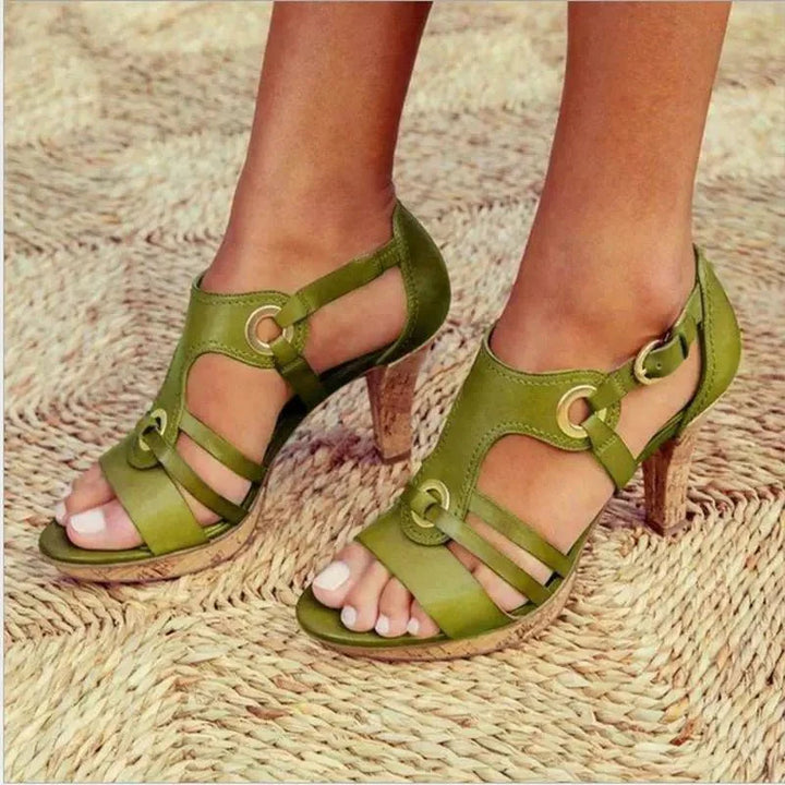 Seraphina | Elegant Strappy Heeled Sandals