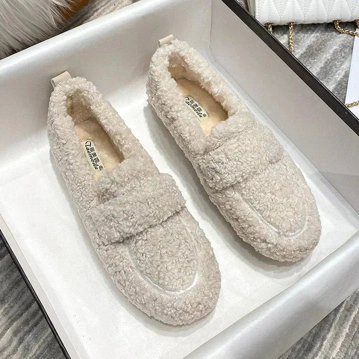 Velena | Cozy Textured Slip-On Shoes