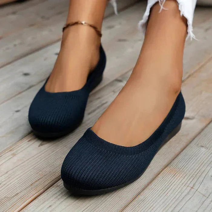 Amara | Comfortable Knit Flats
