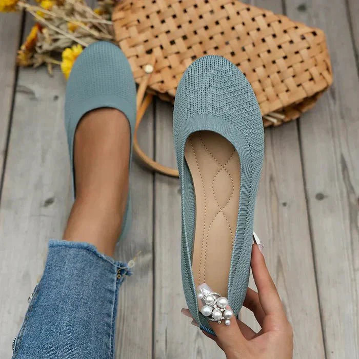 Amara | Comfortable Knit Flats