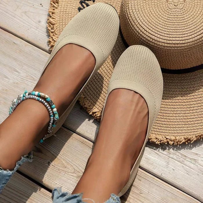 Amara | Comfortable Knit Flats