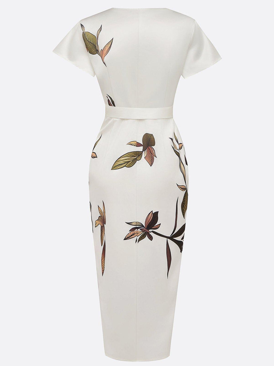 Rebecca | Chic Midi Dress with Elegant Wrap Design