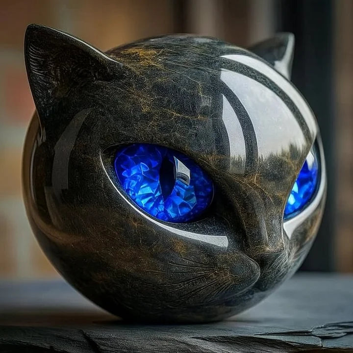 Nyxheart™ Mystic Black Cat Sculpture