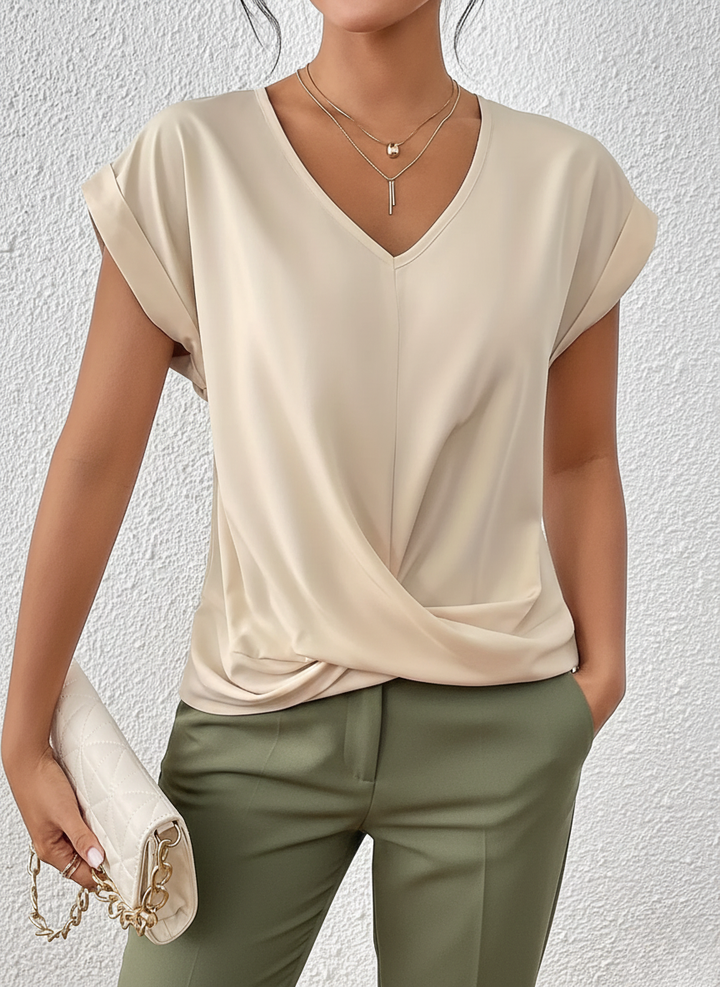 The Soft Drape Tee – Effortless Elegance in Every Stitch