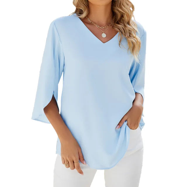 Helen | Stylish V-Neck Top