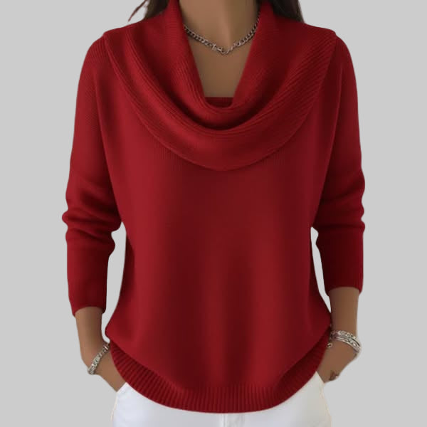 Teresa | Chic Cowl Neck Sweater for Effortless Elegance