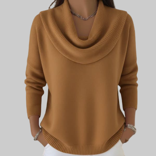 Teresa | Chic Cowl Neck Sweater for Effortless Elegance