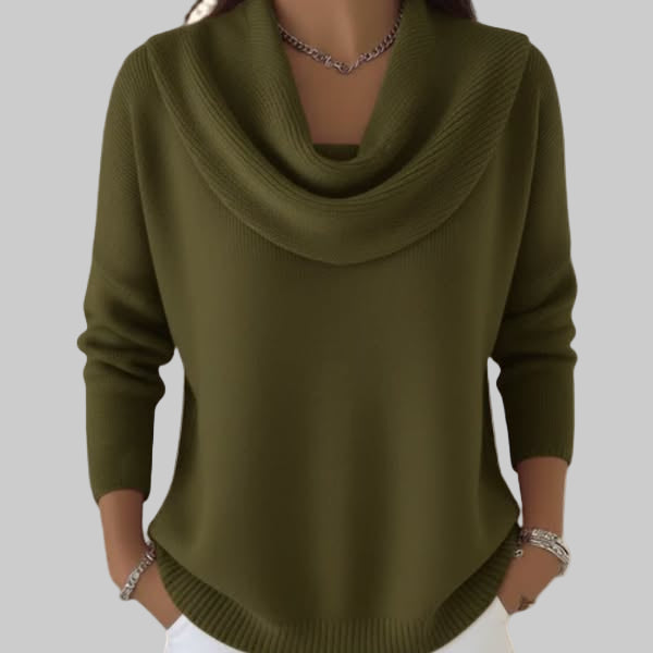 Teresa | Chic Cowl Neck Sweater for Effortless Elegance