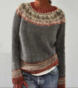 ELENA™ Sweater cosy patterned comfort