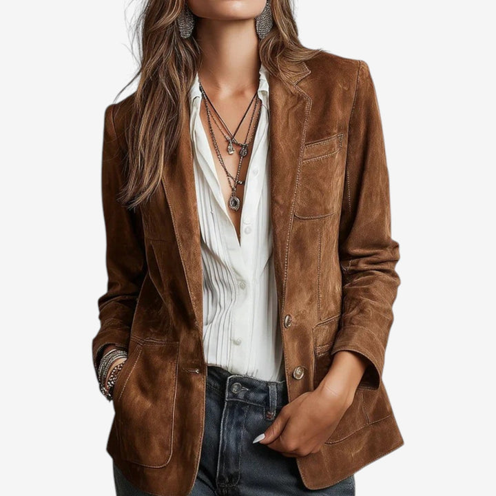 Beverlie | Suede Blazer