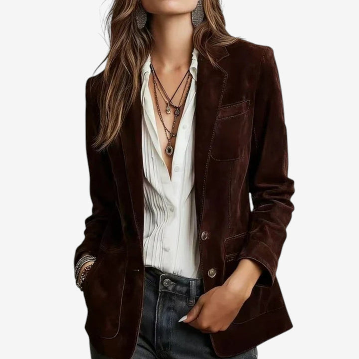 Beverlie | Suede Blazer