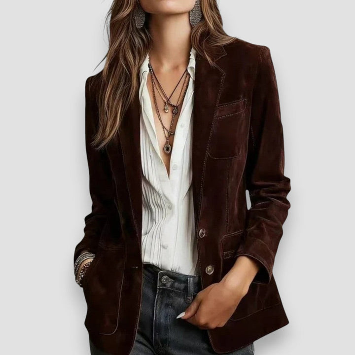 Beverlie | Suede Blazer