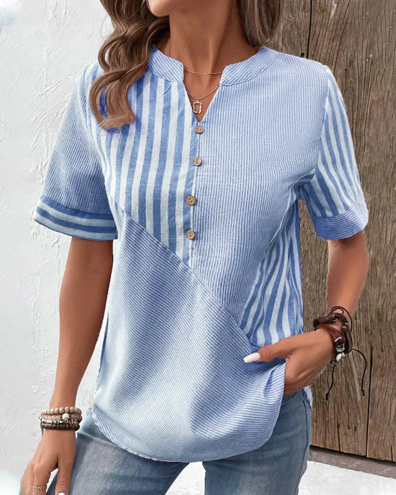 Ariana | Casual Striped Top