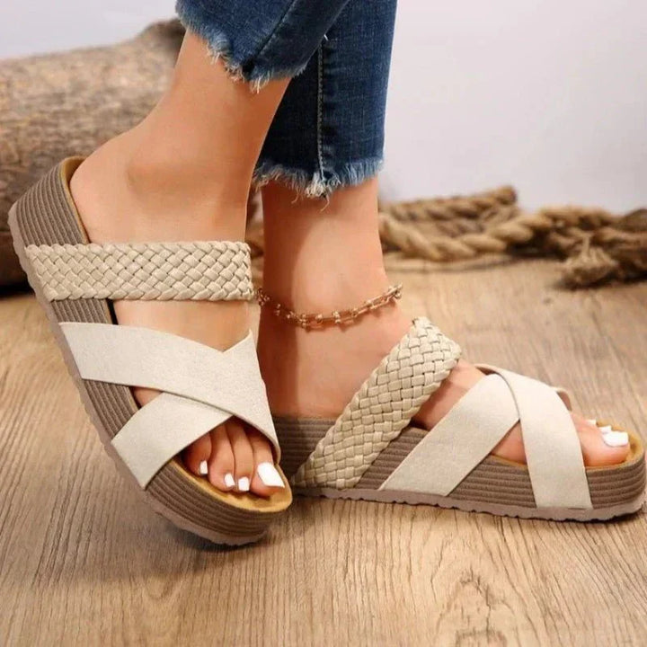 Naela | Braided Platform Women’s Sandals