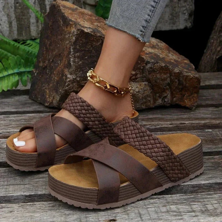Naela | Braided Platform Women’s Sandals