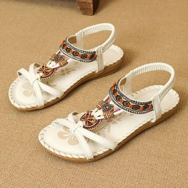 Elora | Boho Beaded Sandals
